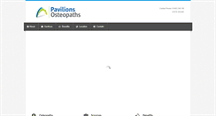 Desktop Screenshot of pavilionsosteopaths.com